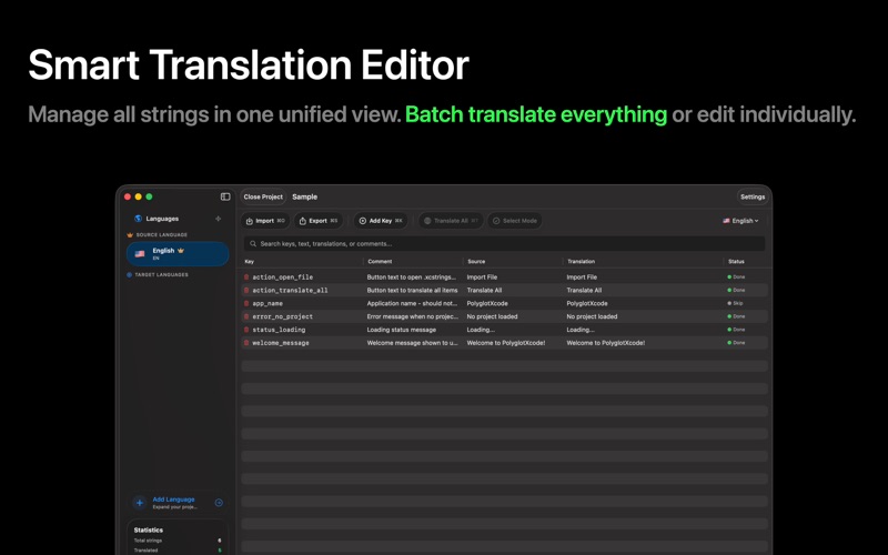 Polyglot for Xcode screenshot 2